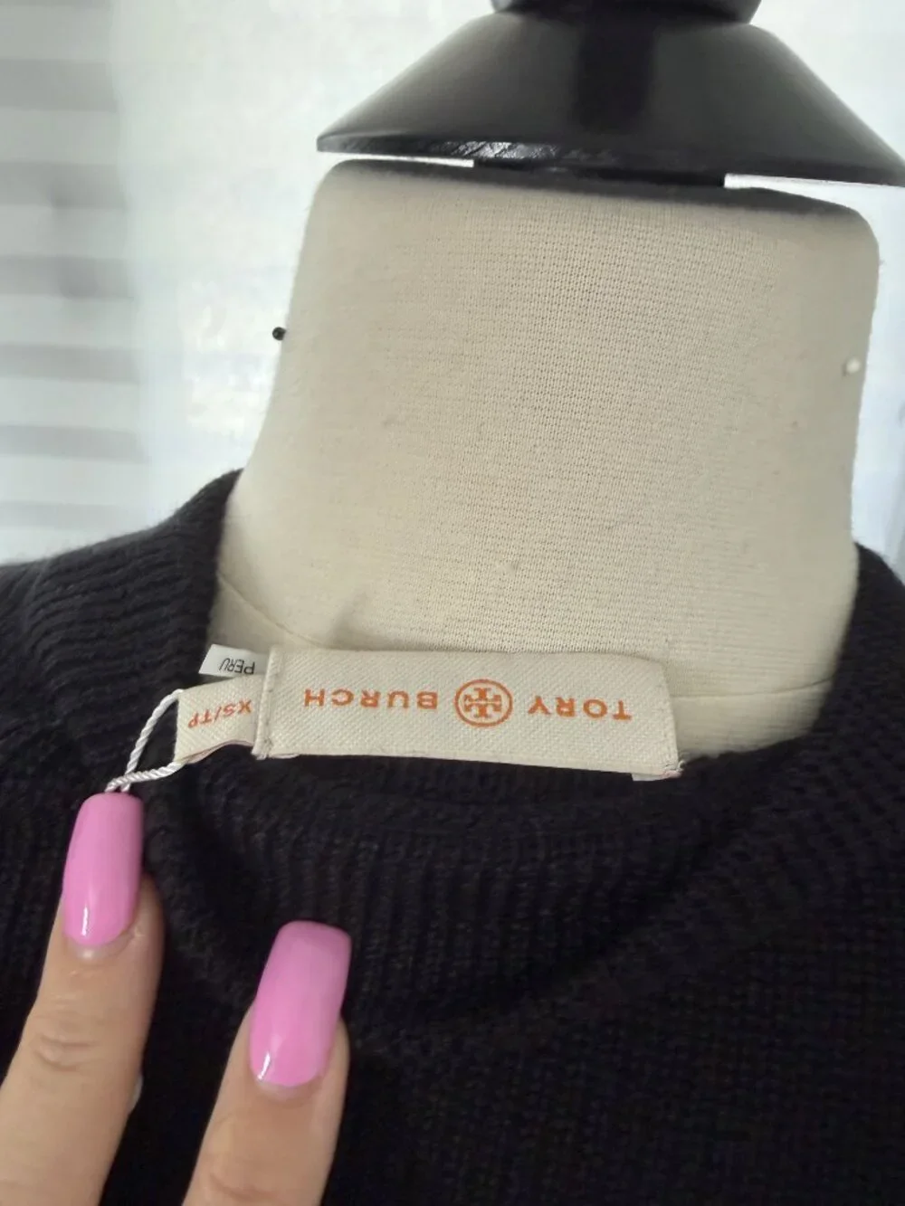 Tory Burch Bristol Sweater, Black, Size XS, NWT